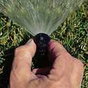 Rain Bird 1804VAN 1800 Series Professional 4 Inch Pop Up Sprinkler Head, 5 Pack - Lawn Sprinkler with Adjustable 0-360 Degree Arc Nozzle Pattern, Up to 15 Ft Spray Distance, 1/2 in NPT Threaded Inlet