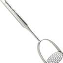Potato Masher Stainless Steel, Best Mashed Potatoes Masher Kitchen Tool, Potato Smasher For Potatoe, Avocado, Sweet Potato, Beans, Large Heavy Duty Metal Mashing Utensil, 12.5 Inch