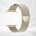 Mesh Metal Band Compatible with Apple Watch Band 38mm 40mm 41mm 42mm 44mm 45mm 46mm 49mm Stainless Steel Magnetic Loop Band for iWatch Ultra/2 Series 11/10/9/8/SE/7/6/5/4 /3/2/2/1 Men Women (Vintage Gold)