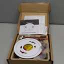 Kidde Smoke and Carbon Monoxide Detector, Hardwired with 10-Year Battery Backup, LED Status Lights, Interconnected, 85 dB Alarm, 5 inches