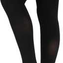 LIN PERFORMANCE 15-20 mmHg Medical Compression Stockings for Women and Men Thigh High Dot-Top Open Toe Socks for Varicose Vein Swollen legs Travel Flight Pregnant(Black, XL)