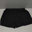 BAMBOO COOL Mens Boxer Shorts Underwear Soft Comfortable Breathable Knit Boxers Short for Men (5 Pack), Size L, Black