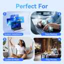 USB 3.0 and Type-C External Bluray Drive, External Bluray Burner and External Blueray/DVD Drive for PC, Blu Ray Disc Reader Compatible with Windows XP/7/8/10, Laptop, Desktop, MacOS for MacBook