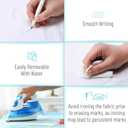Mr. Pen- Washable Fabric Markers for Sewing, 5 Pack, Blue, Erasable, Water Soluble Embroidery Pen, Fabric Marking Pens for Sewing
