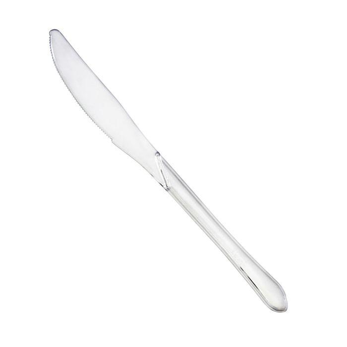 Clear Plastic Knives Disposable & Heavy Duty Pack of 100