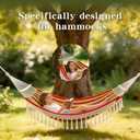 2 Pack Wooden Hammock Spreader Bar, Detachable Spreader Bar for Hanging Hammocks - Designed for a Flatter Surface, Perfect for Patio, Backyard, Camping & Porch