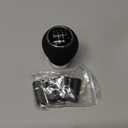 5-Speed Car Shift Knob, Leather Shift Knob Lever Kit, Automatic or Manual Gear Stick Handle Replacement Accessories, Universal Transmission Shift Head for Most Cars (Gear 5/Round Head R Up)