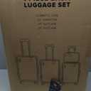 Travelers Club Midtown Hardside Luggage Travel, Navy Blue, 4-Piece Set