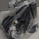 6L Humidifiers for Bedroom Large Room Home, Cool and Warm Humidifier for Plants Mist Top Fill Desk Humidifier Essential Oil Diffuser, Quiet Humidifiers with Adjustable Mist,360Nozzle-Black