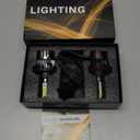 / Bulbs 6500K Cool White 60000LM 900% Brighter, Plug and Play IP68 Waterproof Off-Road Lights, Pack of 2