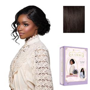 Sensationnel Glamora 360 Lace Wig - Classy Unit 2 Glueless Ready to Wear Synthetic Preplucked Hairline (2 DARKBROWN)