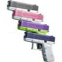4 Pack Water Squirt Guns, Blue, Pink, Gray, Purple