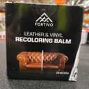 FORTIVO Leather Recoloring Balm, Color Restorer, Scratch Remover, Couch Paint and Repair, Leather Balm for Couches