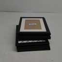 8.5x11 Picture Frame Sef of 10, Display Pictures 6x8 with Mat or 8.5 x 11 Without Mat, Photo Frame Collage for Wall Gallery Decor, Hanging or Tabletop Display, Black