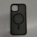 SUPFINE Magnetic for iPhone 14 Case & iPhone 13 Case (Compatible with MagSafe)(Military Grade Drop Protection) Translucent Matte Shockproof Phone Cover, Black