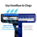 Dorco Pace 2 Disposable Razors for Men (20ct), 2 Blades Shaving Razor, Open-Flow for Easy Rinsing, Lubricating Strip for a Comfortable Shave, Ideal for Travel and Everyday Use