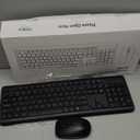 Wireless Keyboard and Mouse Combo, Full Size Silent Ergonomic Keyboard and Mouse, Long Battery Life, Optical Mouse, 2.4G Lag-Free Cordless Mice Keyboard for Computer, Mac, Laptop, PC, Windows (Black)
