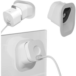 Teccle 2 Pack Angled Window Mount Bracket for Blink Mini, 20 Degrees Tilt (Up/Down/Left/Right), Get Tilt Viewing Angle (Not Compatible with Blink mini 2)