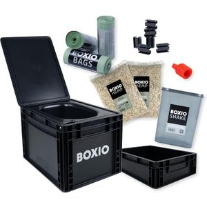 BOXIO Toilet - Portable Toilet, Camping Toilet, composting Toilet for car Camping, Boat or Camping. Mini Camping Toilet: 14,7" x 11,8" x 11,0" Made in Germany.