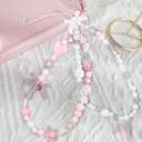 5PCS Camera Wrist Strap, Y2K Phone Charm Wrist Strap, Beautiful Phone Keychain, Universal, Suitable for Women's Mobile Phonekeychain Charms