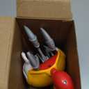 Crawling Crab Baby Toy, Upgraded Tummy Time Gifts for Newborn Babies 3-6 6-12 Month, Light-Up Walking Dancing Moving Crab with Music & Obstacle Avoidance, Rechargeable Sensory Development Toy (Orange)