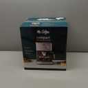 Mr. Coffee Compact Espresso Maker, Espresso Machine With Steam Wand, 15-Bar Pump Automatic Espresso Machine