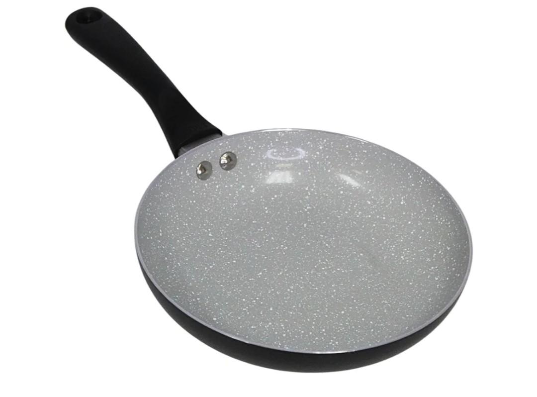 IMUSA 8 in Premier Ceramic Nonstick Frying Pan with Cool Touch Handle - Lightweight Aluminum Skillet for Eggs, Meat and Fish - PTFE-Free Non Stick Kitchen Cookware