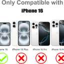 Magnetic for iPhone 16 Case [Compatible with Magsafe] Cute Summer Beach Monkeys Pattern Design, Full Body 2 in 1 Shockproof Scratch Resistant Protective Cover for Women Girl