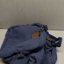 Gonex Canvas Duffle Bag for Travel 60L Expandable Duffel Weekend Overnight Bag men (Blue)