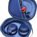 LTGEM EVA Hard Case for JBL Live 770NC/660NC/650BT/460NC/670NC/400BT/500BT and JBL Tune 770NC/710BT/720BT/760NC/700BT/750BT/510BT/660NC/520BT/500/Tour One/E45BT Bluetooth Wireless Headphone(Blue)