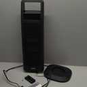 Space Heater Indoor Use, JRD 24" Fast Electric Heater with Remote, Thermostat, 75 Oscillation, 1-8H Timer, Safe Protection, 1500W Portable Heater for Large Room Bedroom Office Garage