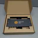 USB3.0 KVM Switch HDMI 4K@60Hz for 4 Computers Share 1 Monitor, KVM Switch 4 Port with 3 USB 3.0 Ports Share Keyboard Mouse, Support Button Switch, Plug and Play