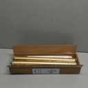 ZYRW Gold Curtain Rod, Room Darkening Rods for Windows 28 to 48 Inches(2.3-4Ft), Wrap Around Curtain Rods, Heavy Duty Blackout Drapery, Modern Decorative Window Treatment Rod, Gold