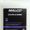 Malco Clean and Shine Interior Car Cleaner and Dressing - Best Interior Car Care to Restore Leather Plastic and Vinyl / 1 Simple Step To Clean, Condition, and Protect/Non-Glare Satin Finish (125901)