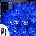 Upgraded 250 LED C6 Connectable Christmas String Light, 82FT Waterproof Christmas Twinkle Lights for Outdoor, Plug in Fairy Twinkle Lights Indoor with 13 Modes & Timer for Christmas Decorations (Blue)