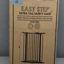 Regalo Safety 36" Extra Tall Baby Gate for Doorways & Bottom of Stairs, Pressure Mount, Toddlers & Pets, 6-24 Months, Tested & Safe for 30 Years, American Designed, American Owned (White)