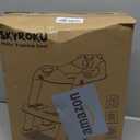 Potty Training Seat, SKYROKU Upgrade Toddler Toilet Seat for Kids Boys Girls, 2 in 1 Potty Training Toilet, Splash Guard Anti-Slip Pad Step Stool,New Sector-Shape Stabilized Base (8899+Grey)