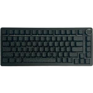 K81 Wireless Mechanical Gaming Keyboard  Tri-Mode BT5.0/2.4G/USB-C, 75% Compact Hot-Swappable RGB Keyboard with Pre-Lubed Linear Switches & Volume Knob, for PC, Mac, Laptop (Camouflage Black)