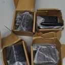 Haidms 12 Pack Offset Hinges Black Expandable Door Hinges 3.5 Inch Heavy Duty Full Mortise Door Hinges with 1/4'' Radius Corner