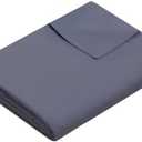 Weighted Idea Cool Removable Duvet Cover 48''x72'' for Weighted Blanket (Soft and Fabric,Grey)