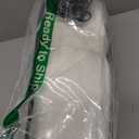 Neutral Pinch Pleated 86 Inch Curtains Semi Sheer Linen Blended Light Filtering Window Curtains 86 Inches Long for Living Room Bedroom Boho Cream Birch Pinch Pleat Drapes Rings Hooks 2 Panels Set