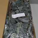 12 Pcs 27" Eucalyptus Stems Greenery Stems Eucalyptus Leaf Spray in Green Silk Plastic Plants Floral Artificial Plants for Home Party Wedding Decoration(Dark Green)