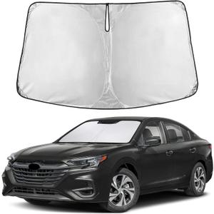 EcoNour Windshield Sunshade Compatible for Subaru Legacy 2020-2023 2024 2025, Sun Visor for Front Windshield & Window Sun Shade Cover, UV Heat Blocker & Protector, Car Accessories