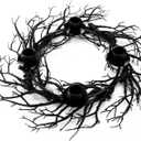 Halloween Candle Holder 17 Inch Gothic Black Branches Candlestick Black Candelabra Spooky Halloween Candle Stick Holder for Desktop Dinner Party Wedding Table Centerpieces