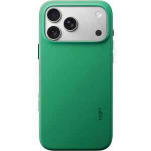 MOFT for iPhone 17 Pro Max Case- MOVAS Snap Case, MagSafe Compatible, Soft-Touch Vegan Leather, Classic Minimalist Design, Lightweight, Stain-Resistant & Camera Protection, Oz Green