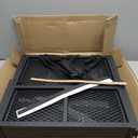 Pawaboo Extra Wide Dog Stairs for Car, Foldable Dog Ramps for Car with Non Slip Surface & Reflective Tape, Heavy Duty Dogs Steps for Cars, SUV, Truck, 300lbs Capacity, 14"-35" Adjustable Height