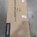 Yaheetech Full Bed Frame Upholstered Platform Bed with Wing Side Tufted Headboard/Sturdy Wooden Slat Support/No Box Spring Needed/Mattress Foundation, Dark Gray Full Bed