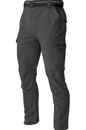 Men's Cargo Work Hiking Pants Lightweight Water Resistant Quick Dry Fishing Travel Camping Outdoor Breathable Multi Pockets 2XL