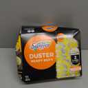 Swiffer Dusters Refill for Cleaning, Feather & Microfiber Duster Disposable Alternative, For Dusting Furniture, Blinds, Ceiling Fans, Walls, Helps Remove Allergens, Heavy Duty, Unscented, 11ct