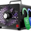 2026 Upgraded Ozone Generator, High Capacity Ozone Machine Odor Removal Up to 6000 Sq.Ft, for Car/Home/Smoke/Pet Odor, Black